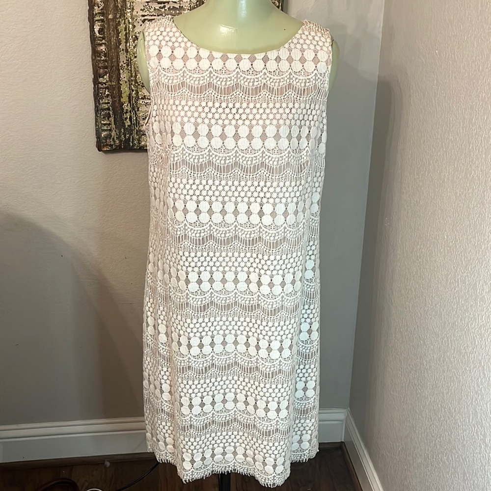 J Howard lace overlay dress size 14